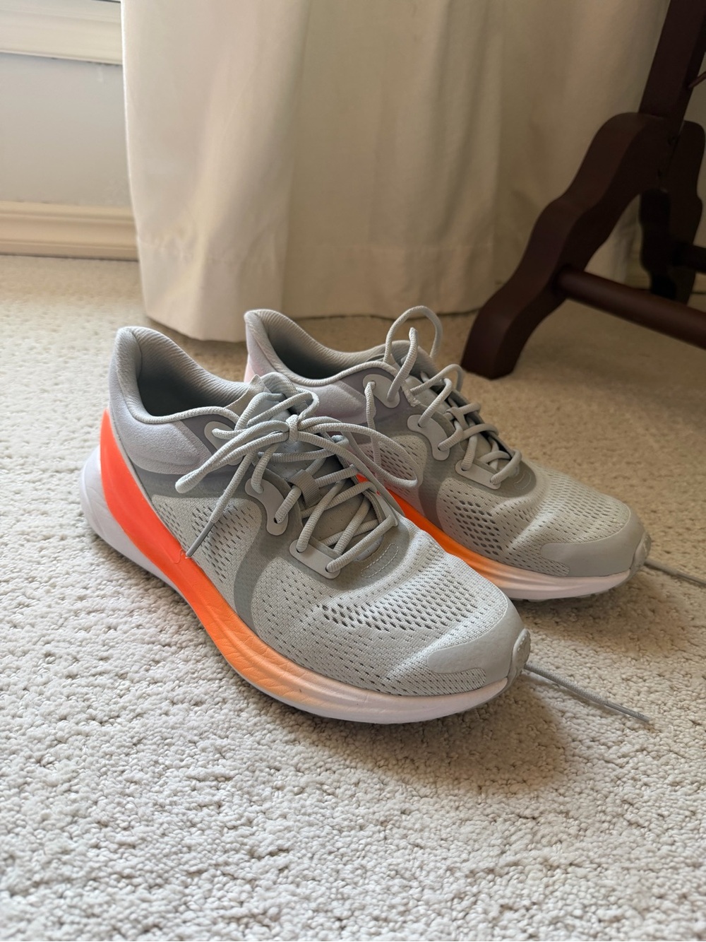 lululemon athletica Gray and Orange Women's Running Shoes